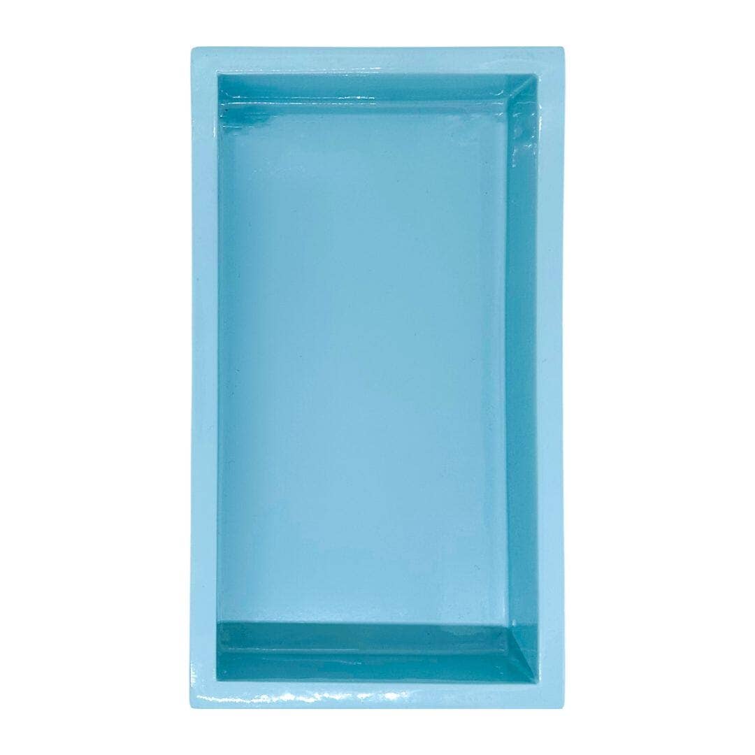 Laura Park Light Blue Bamboo Guest Towel Holder