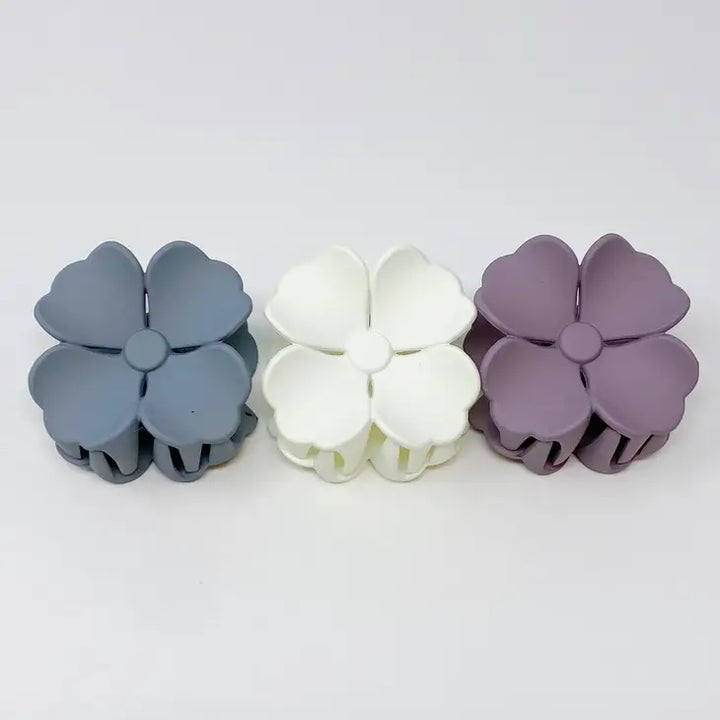 Hibiscus Petals Hair Claw Set of 3 - Bloom and Petal
