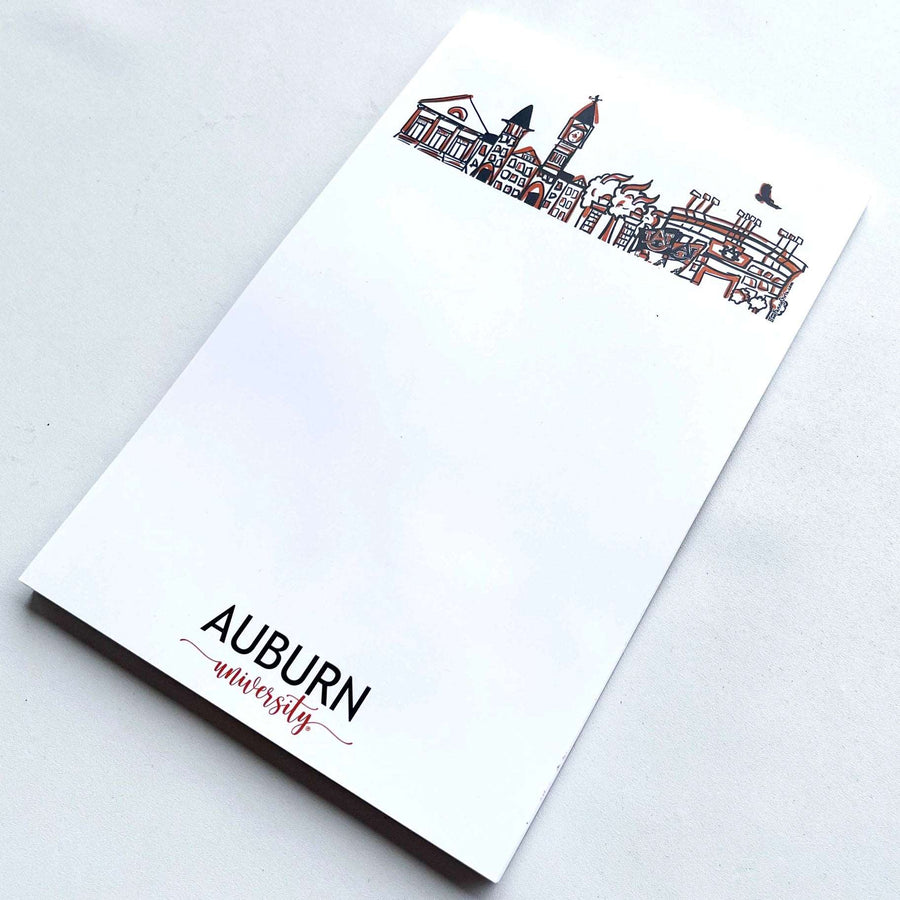 Auburn University Campus Skyline Notepad
