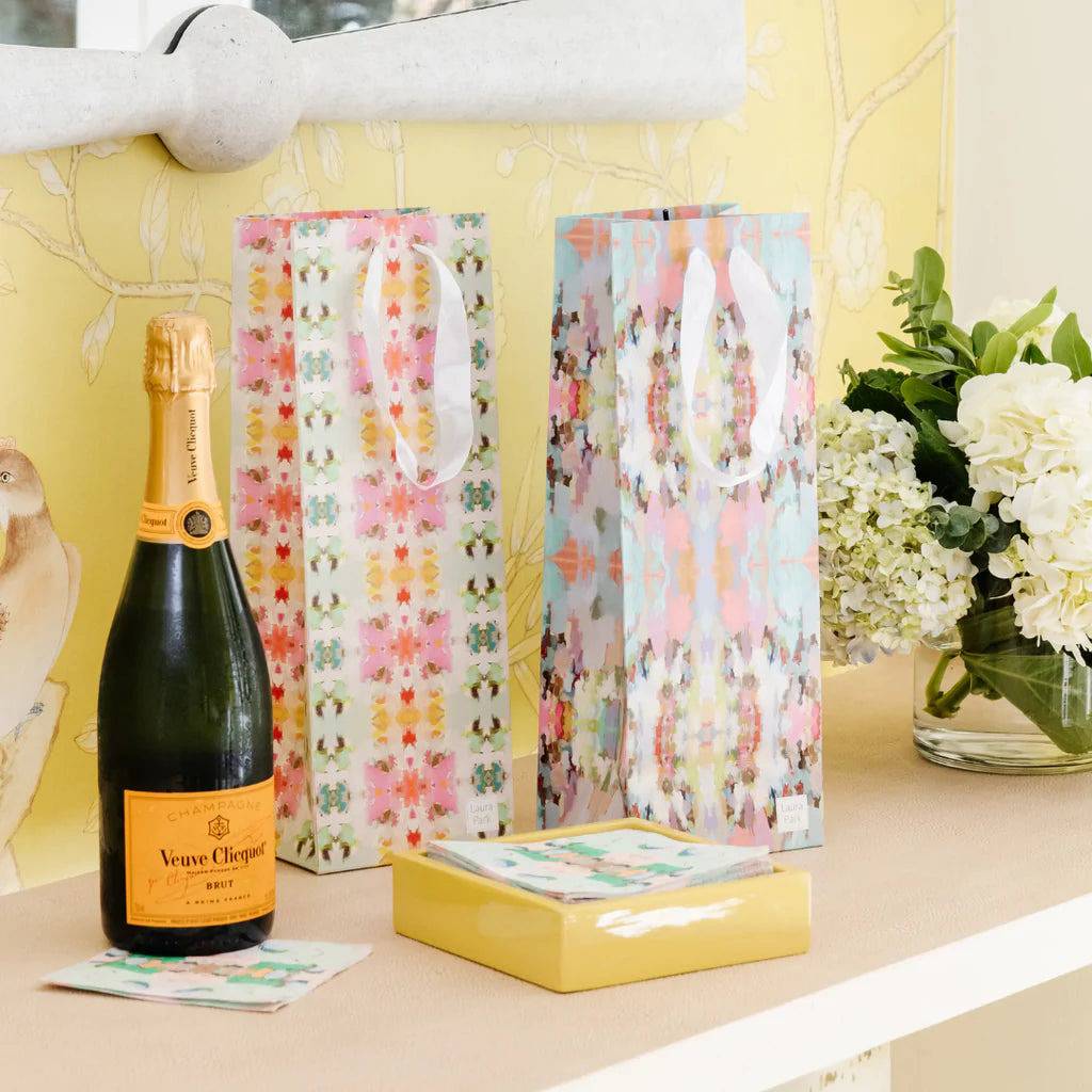 Laura Park Citrine Bamboo Cocktail Napkin Holder