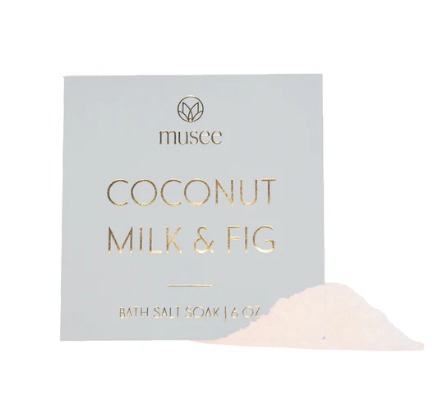 Coconut Milk & Fig Mini Bath Salt Soak by Musee