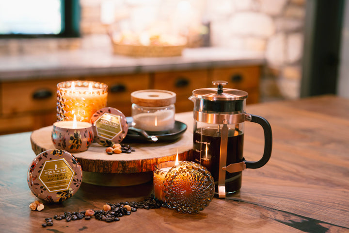 Hazelnut Macchiato Coffee 8oz Petite Shimmer Candle