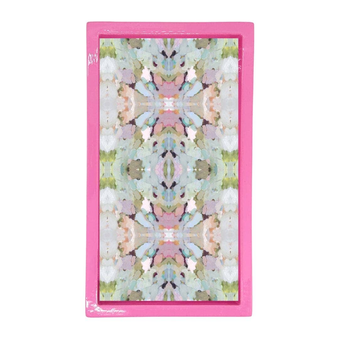Laura Park Hot Pink Bamboo Guest Towel Holder