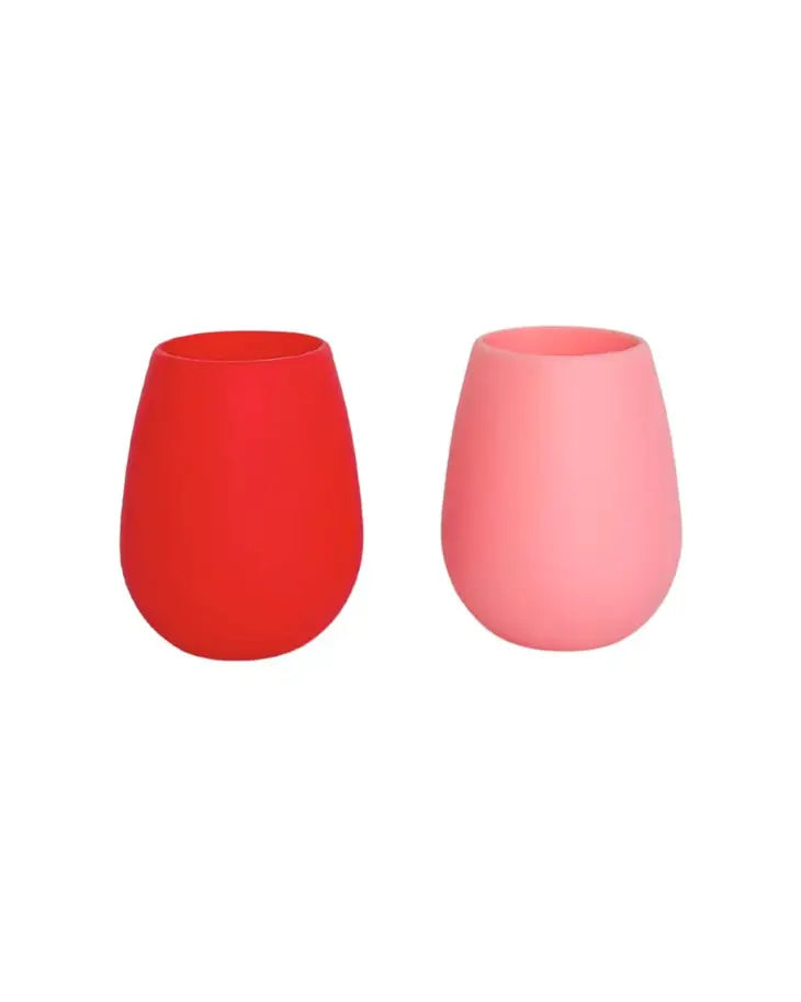 Cherry + Blush Silicone Unbreakable Glasses - Bloom and Petal