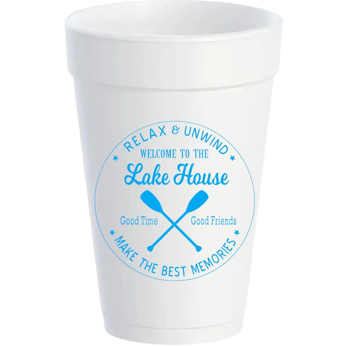 Lake Cup, Lake House Cup, Vacation Cup, 20 Ounce Styrofoam Cups, Event Cups,  Beer Cups, Drink Cups, Lake, Personalized Cup, Stryrofoam 