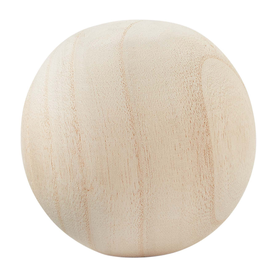 Wood Paulownia Ball Decor - Bloom and Petal