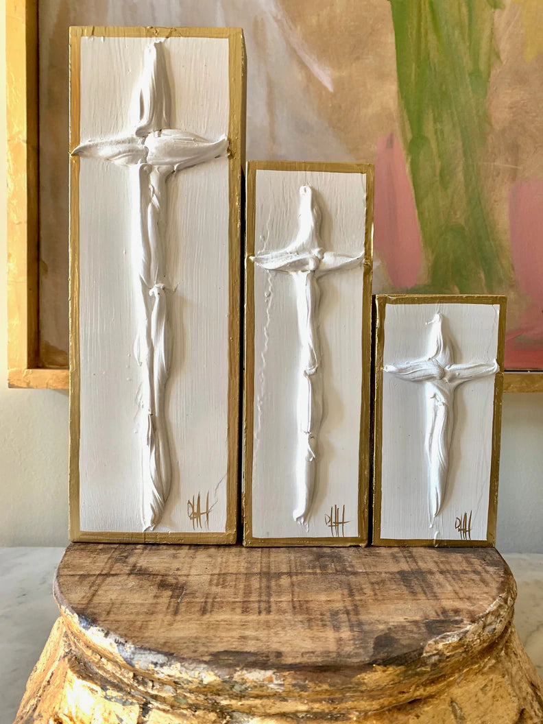 White Cross Art by DHH Designs - Bloom and Petal