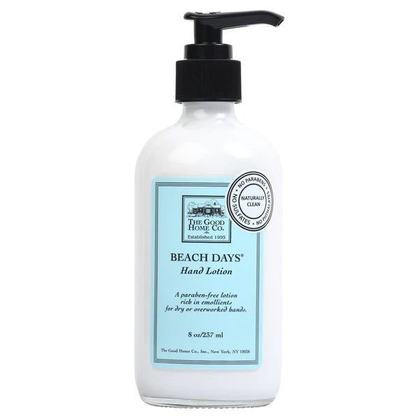 The Good Home Hand Lotion- Beach Days - Bloom and Petal