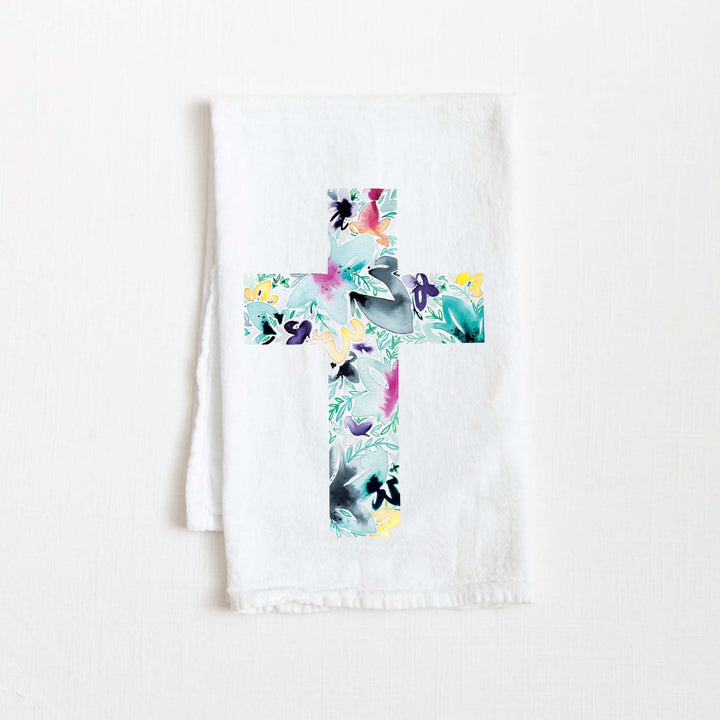 Cross Flour Sack Tea Towel