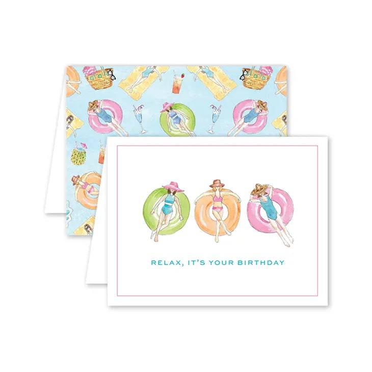 Cabana Birthday Greeting Card