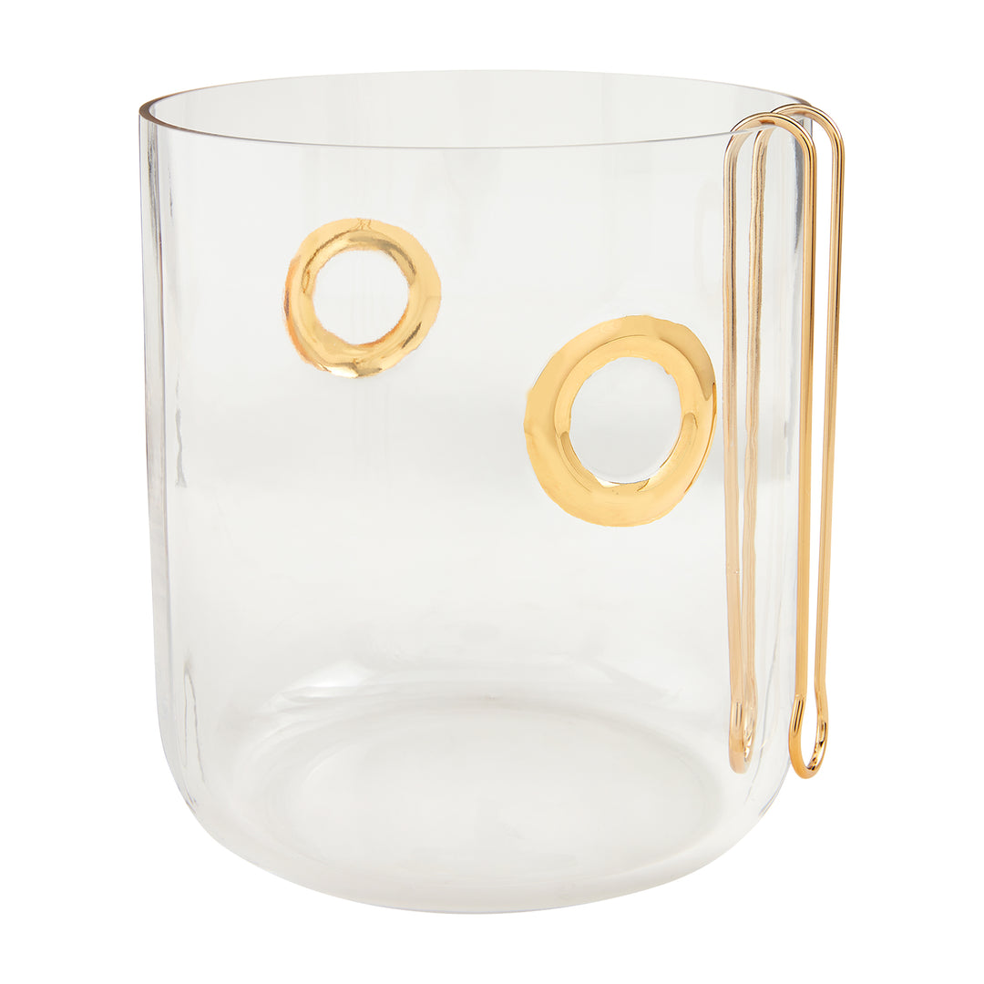 Gold Ring Ice Bucket Set - Bloom and Petal