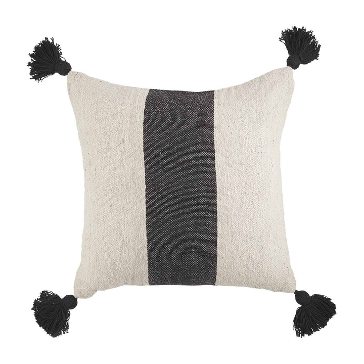 Black Striped Ponchaa Pillows