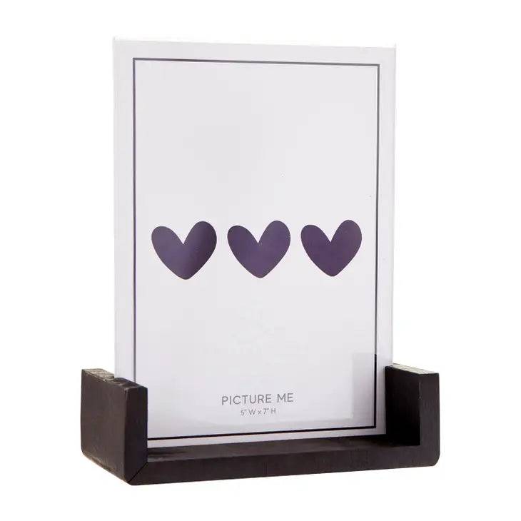 Black Paulownia Wood 5x7 Photo Frame