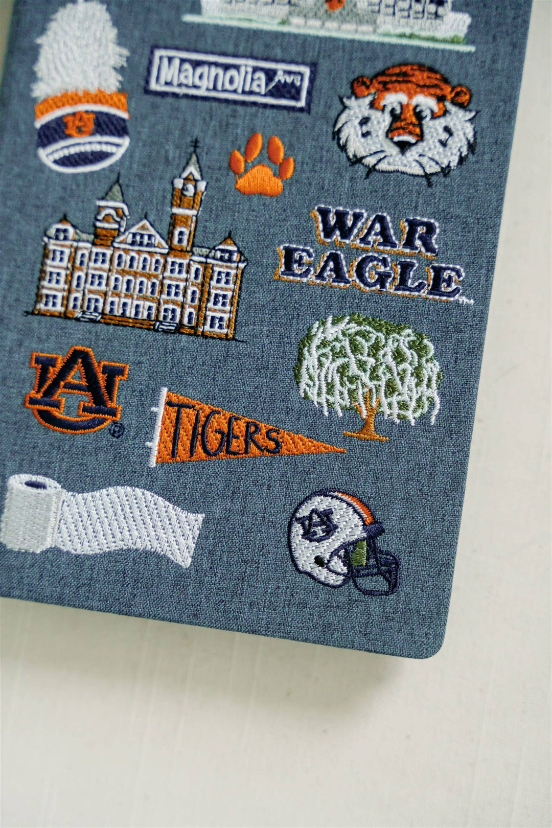 Embroidered Auburn University Hardcover Notebook