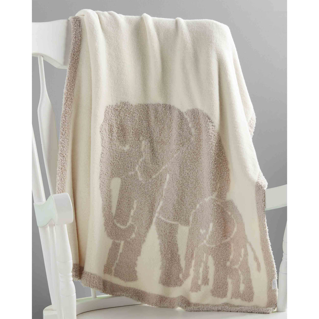 Chenille Elephant Baby Blanket