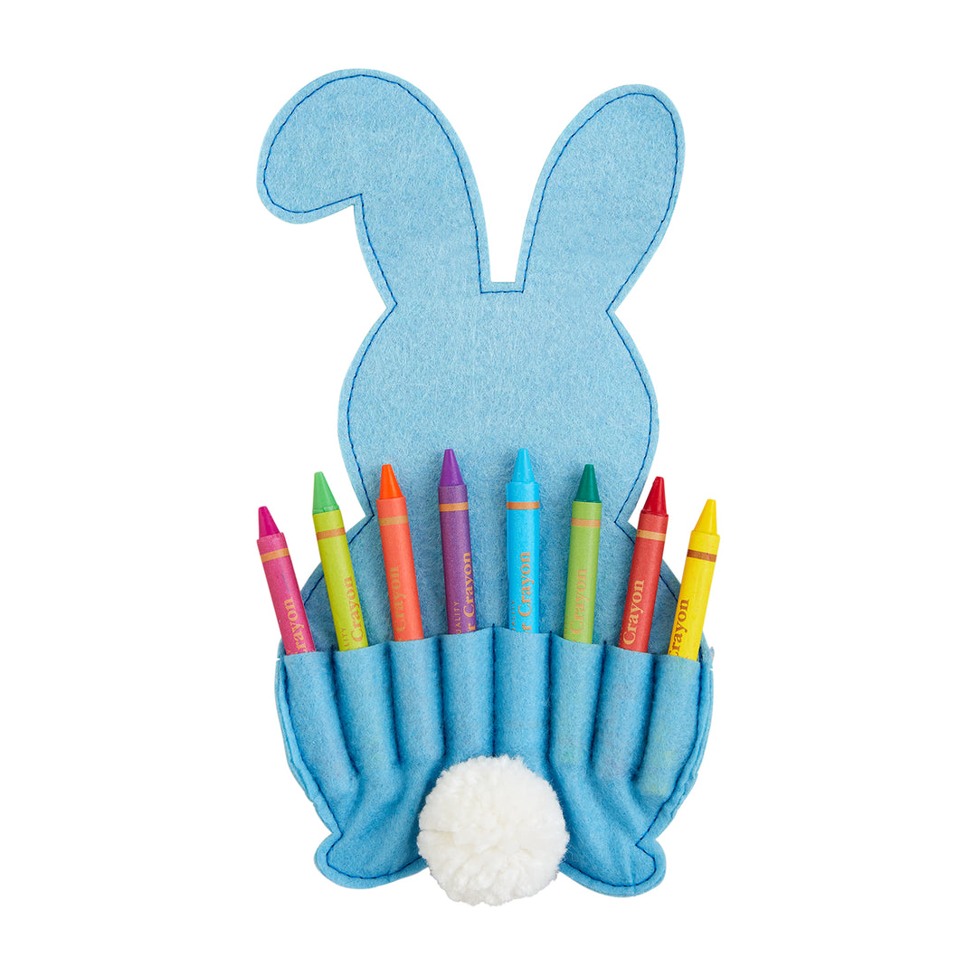 Blue Bunny Crayon Holder Set - Bloom and Petal