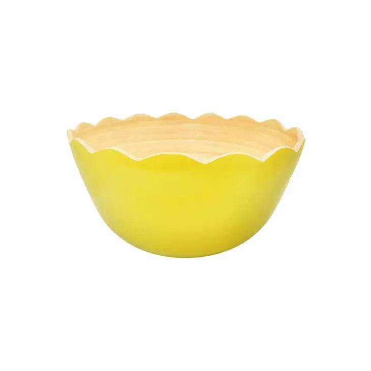 Laura Park Citrine Scalloped Dip Bowl