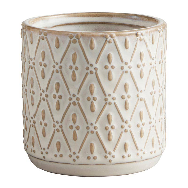 Sm Pattern Embossed Pot