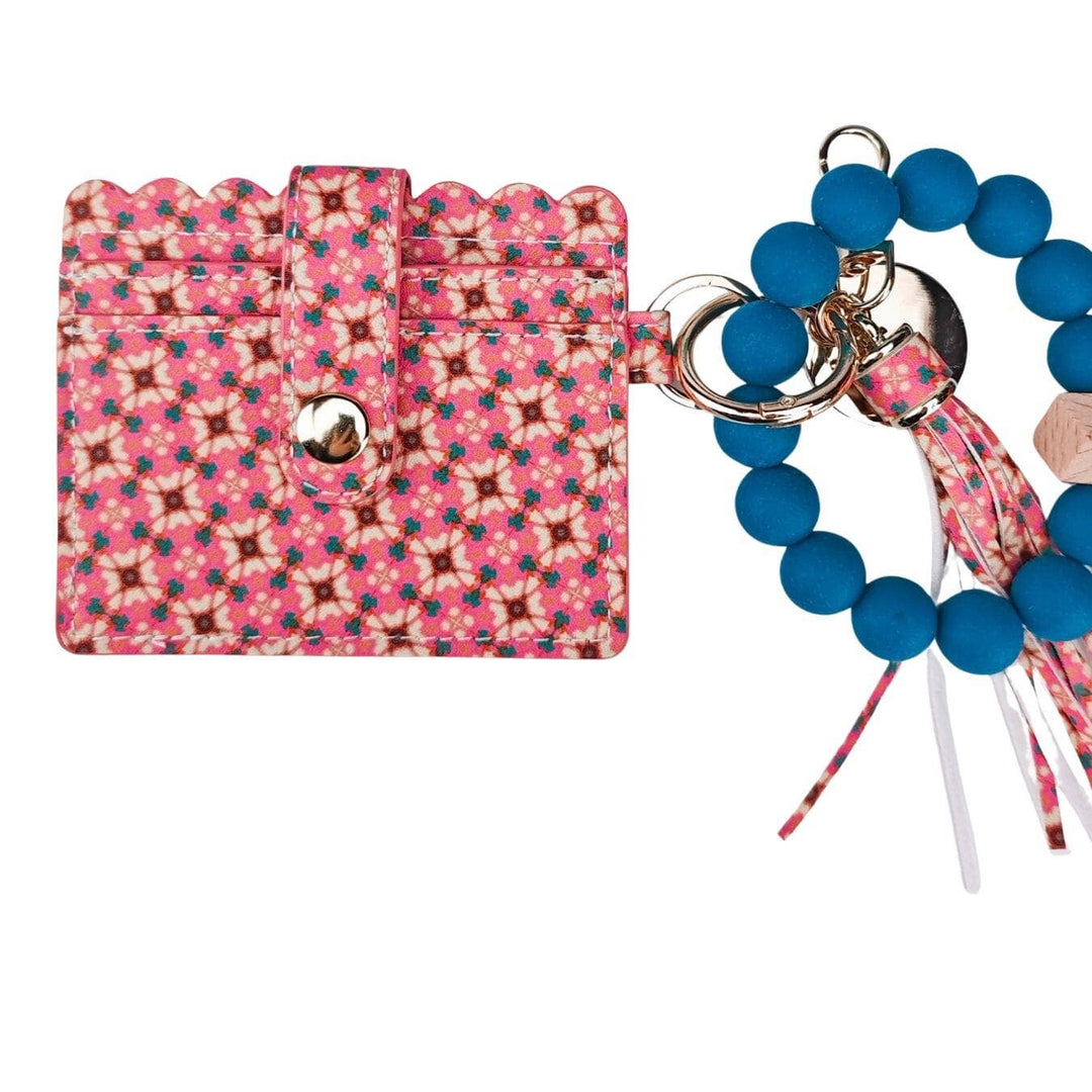 Lucky Blossom Keychain Wristlet Wallet by Laura Park