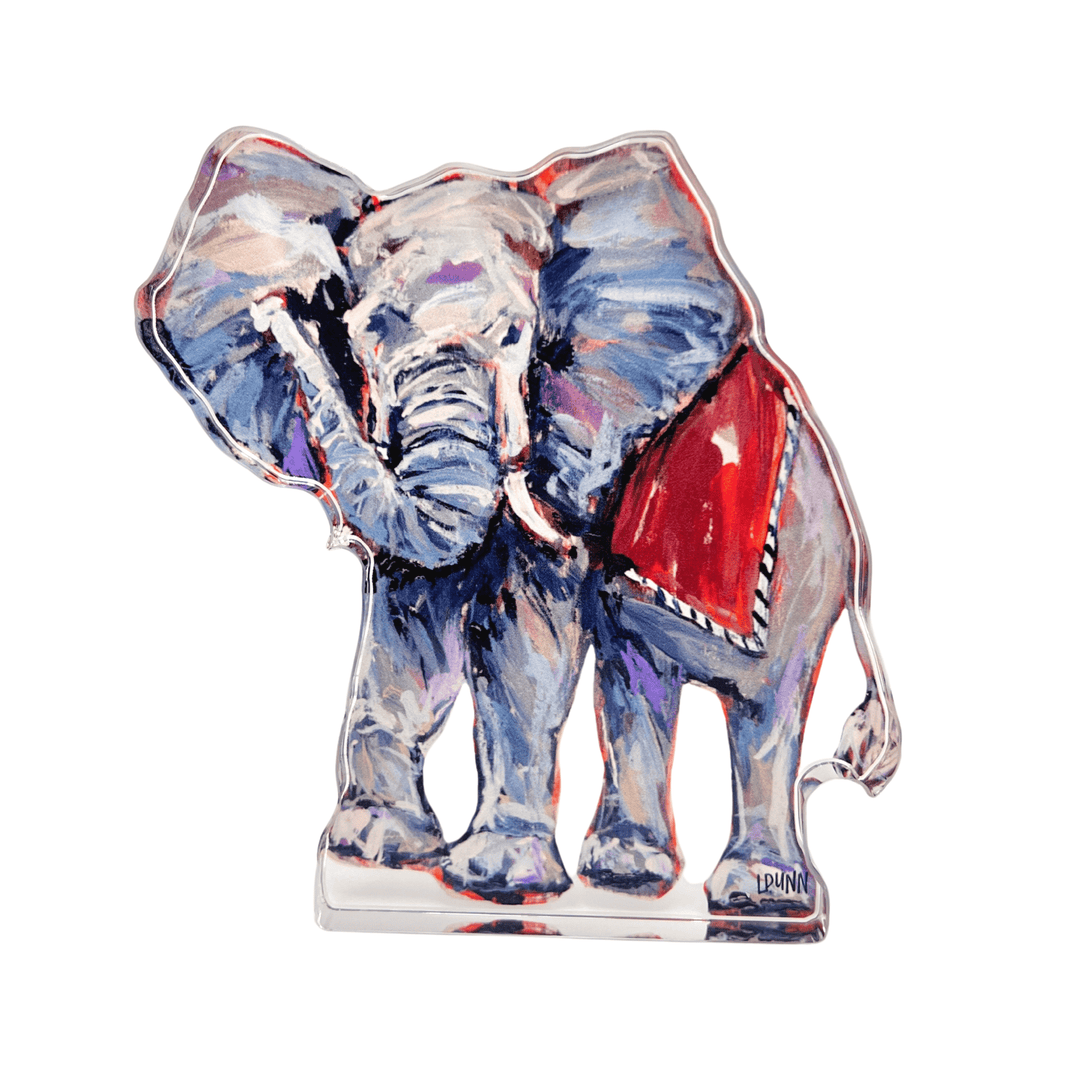 ELEPHANT ACRYLIC MASCOT ORNAMENT by Lauren Dunn