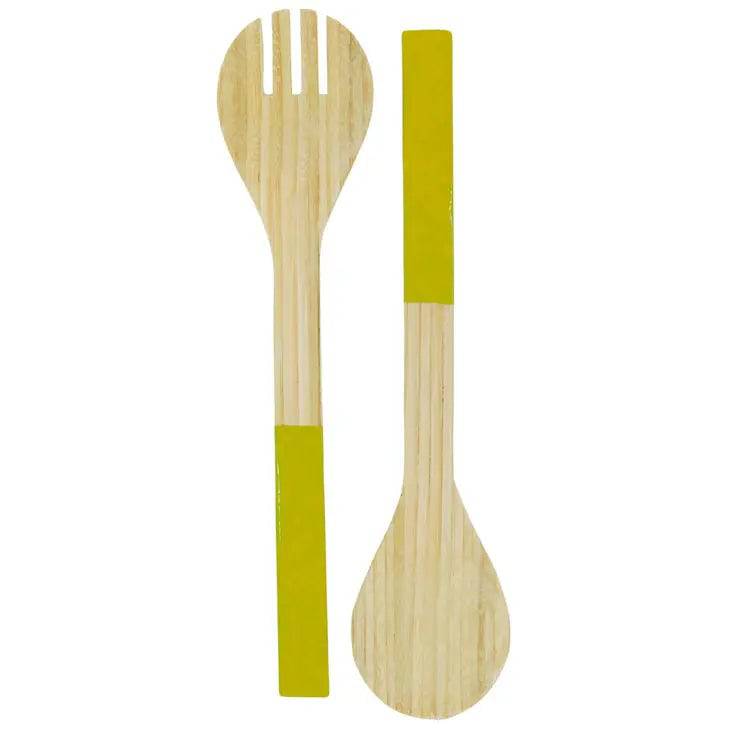 Laura Park Green Bamboo Serving Set