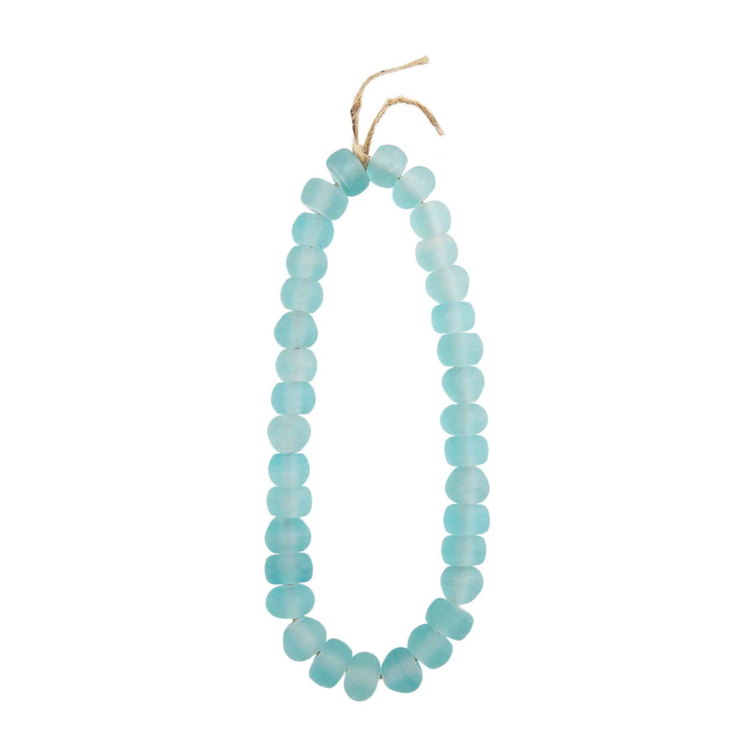 Light Blue Glass Beads