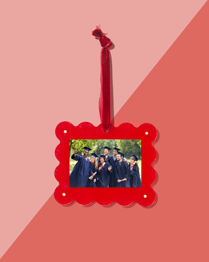 Red Mini Frame Ornament