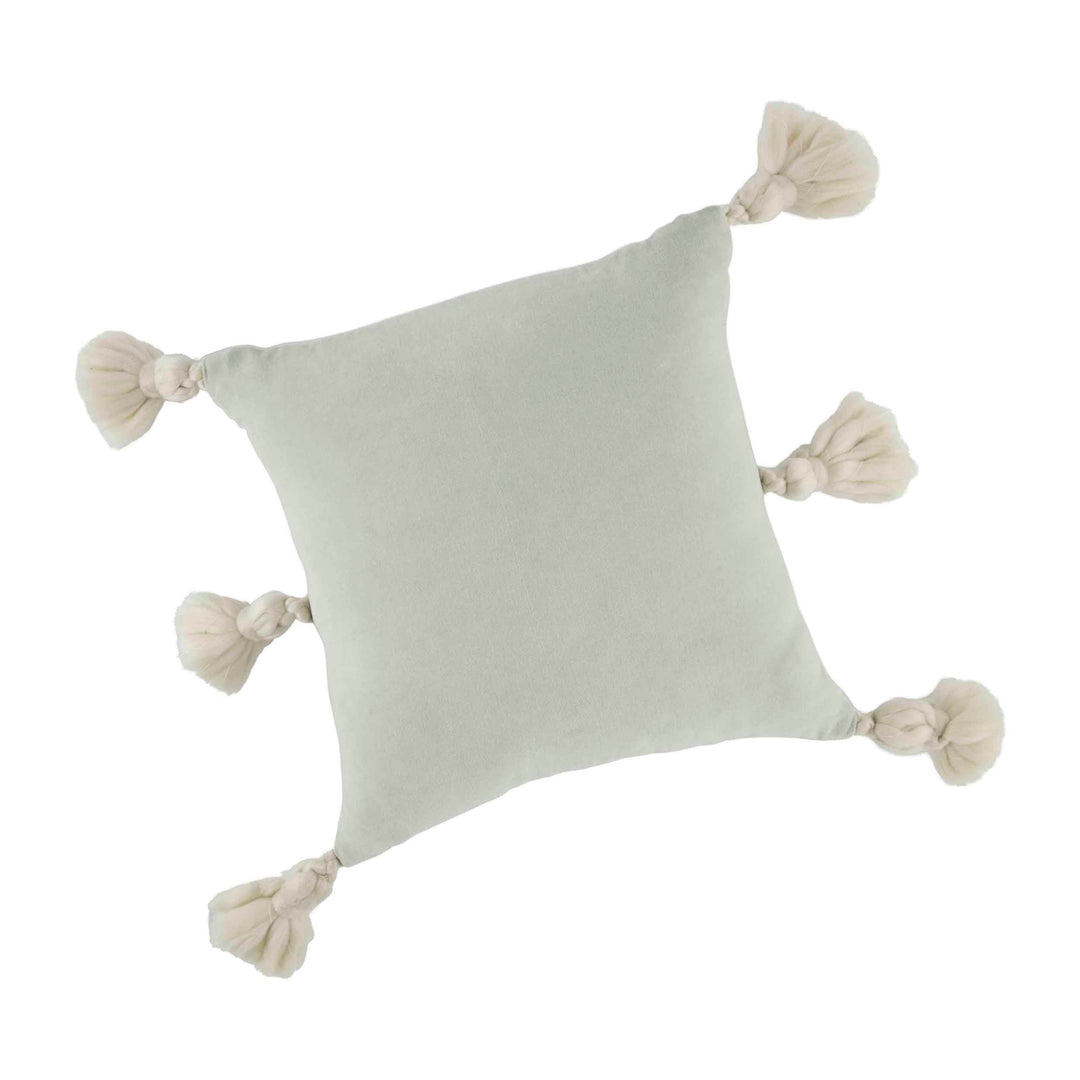 Light Grey Velvet Pillow