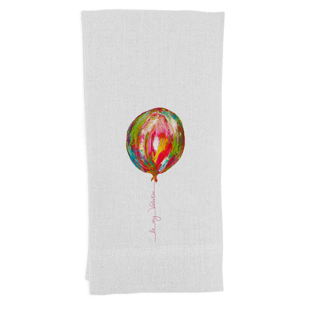 Be My Valentine Balloon Tea Towel