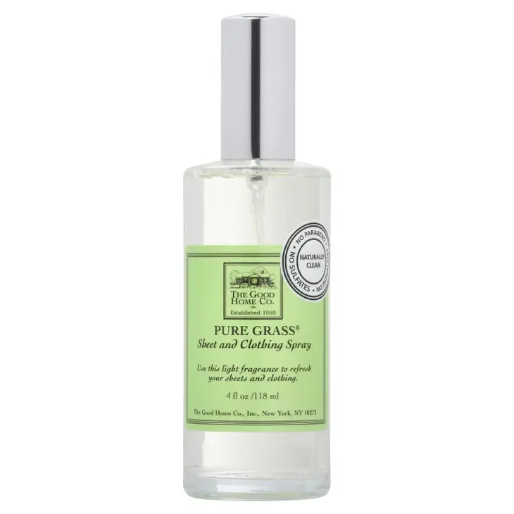 The Good Home Co. Sheet & Clothing Spray- Pure Grass - Bloom and Petal