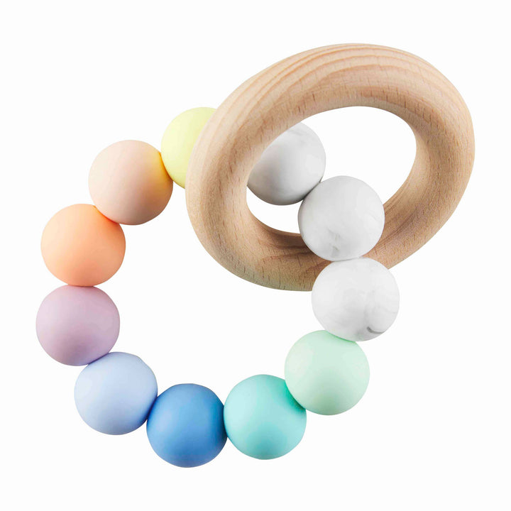 Silicone & Wood Teether