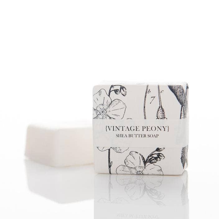 Guest Bar / Petite Shea Butter Soap: Vintage Peony