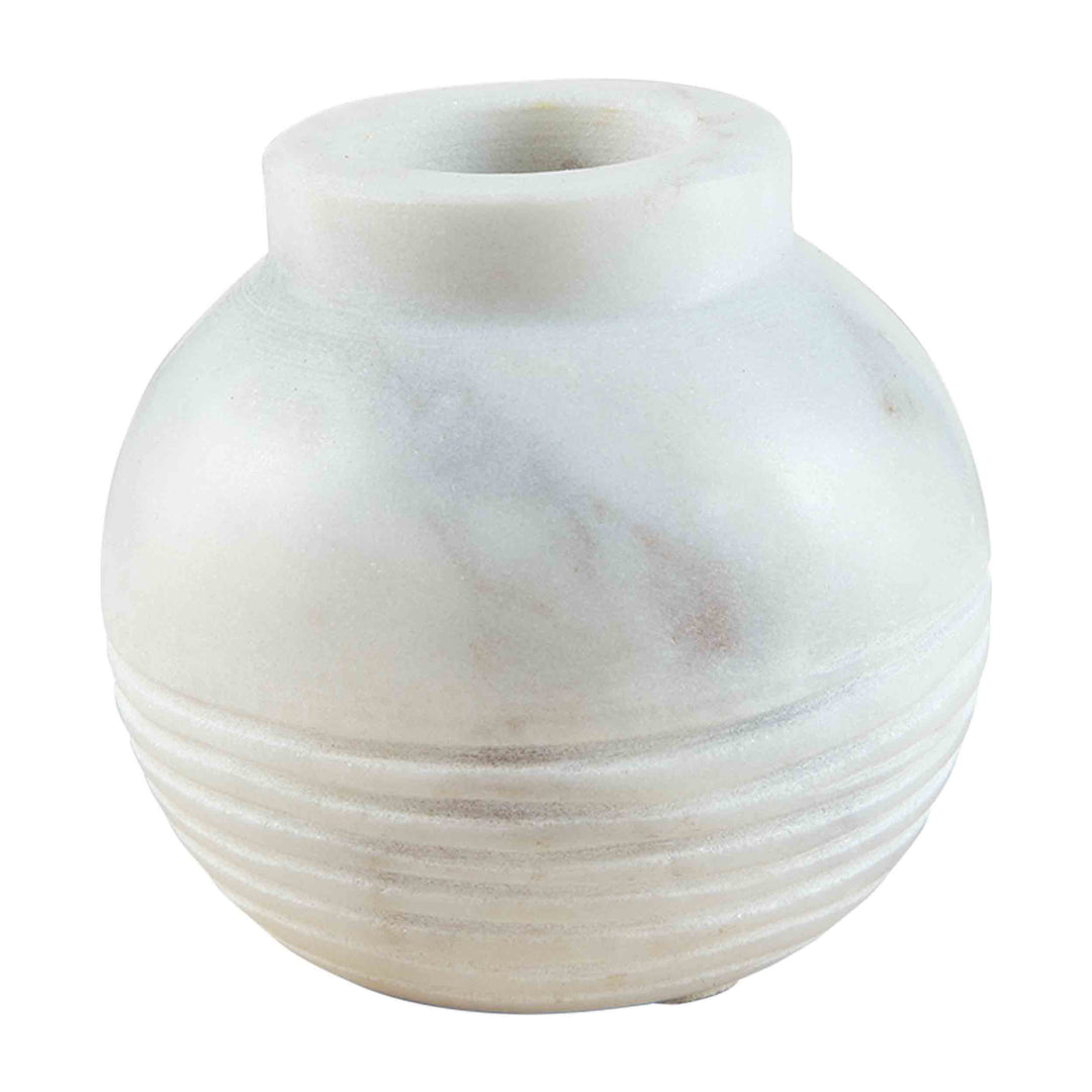 Round Marble Bud Vase - Bloom and Petal