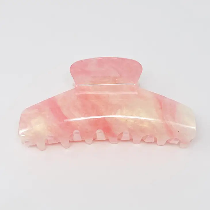 Marble Pink Art of Colors Hair Claw