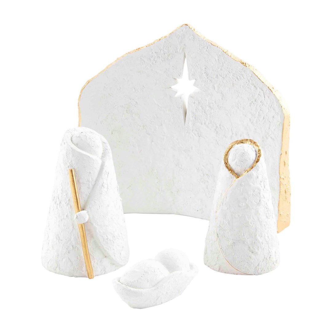 Gold Nativity Set