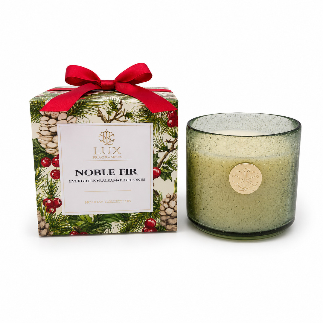 Noble Fir Designer Box Candle