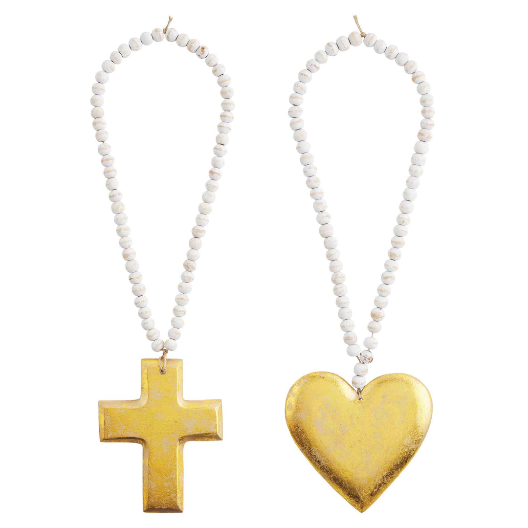 Cross Gold Decorative Beads