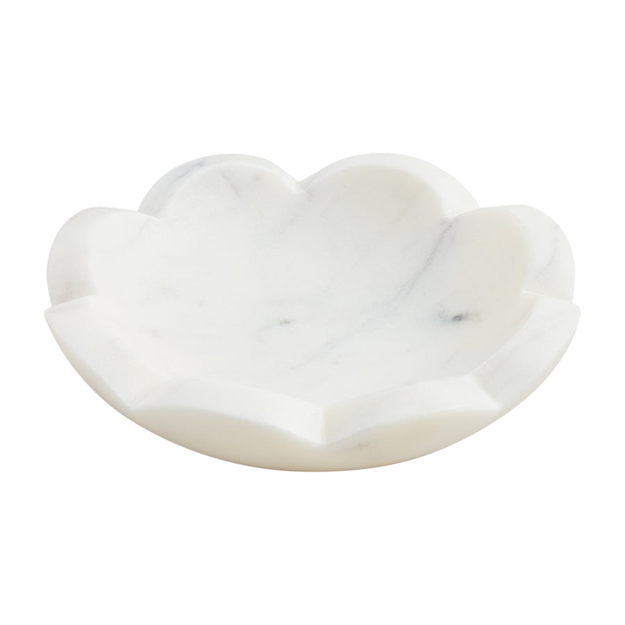 Scalloped Marble Dish - Bloom and Petal
