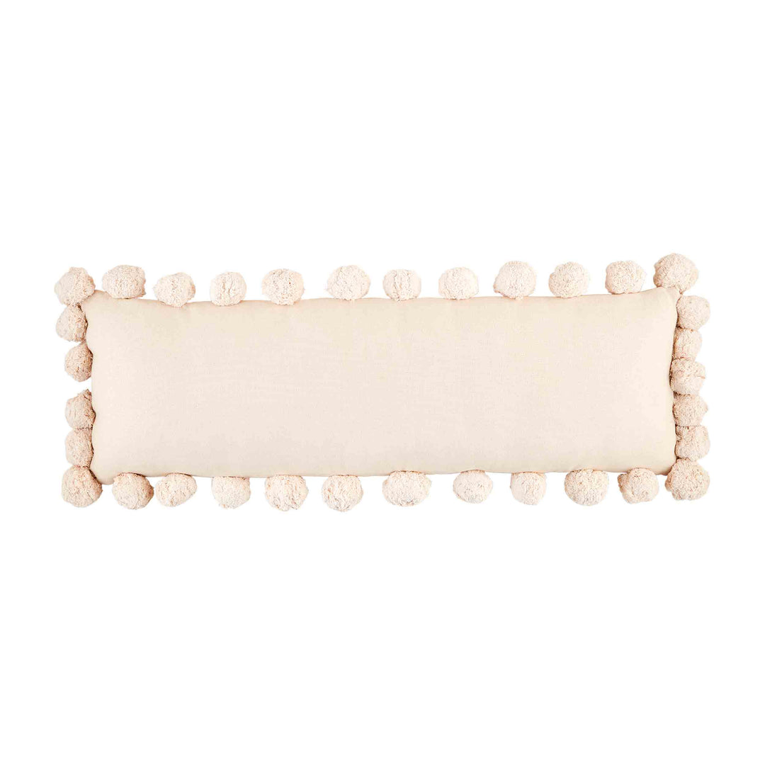 Cream Pom-Pom Pillow - Bloom and Petal