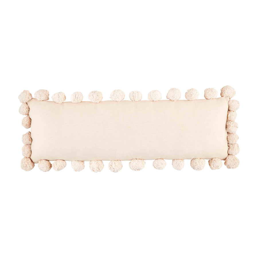 Cream Pom-Pom Pillow - Bloom and Petal