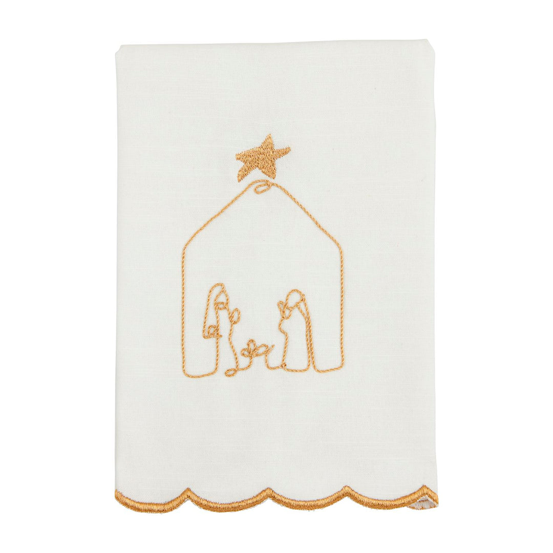 Nativity Embroidery Hand Towel