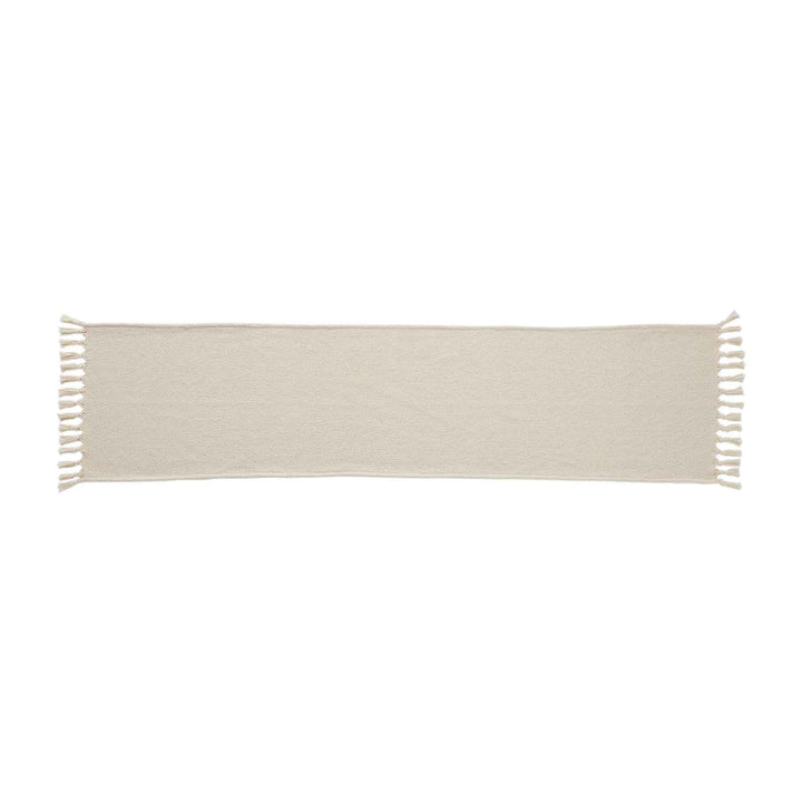 Off White Fringe Table Runner