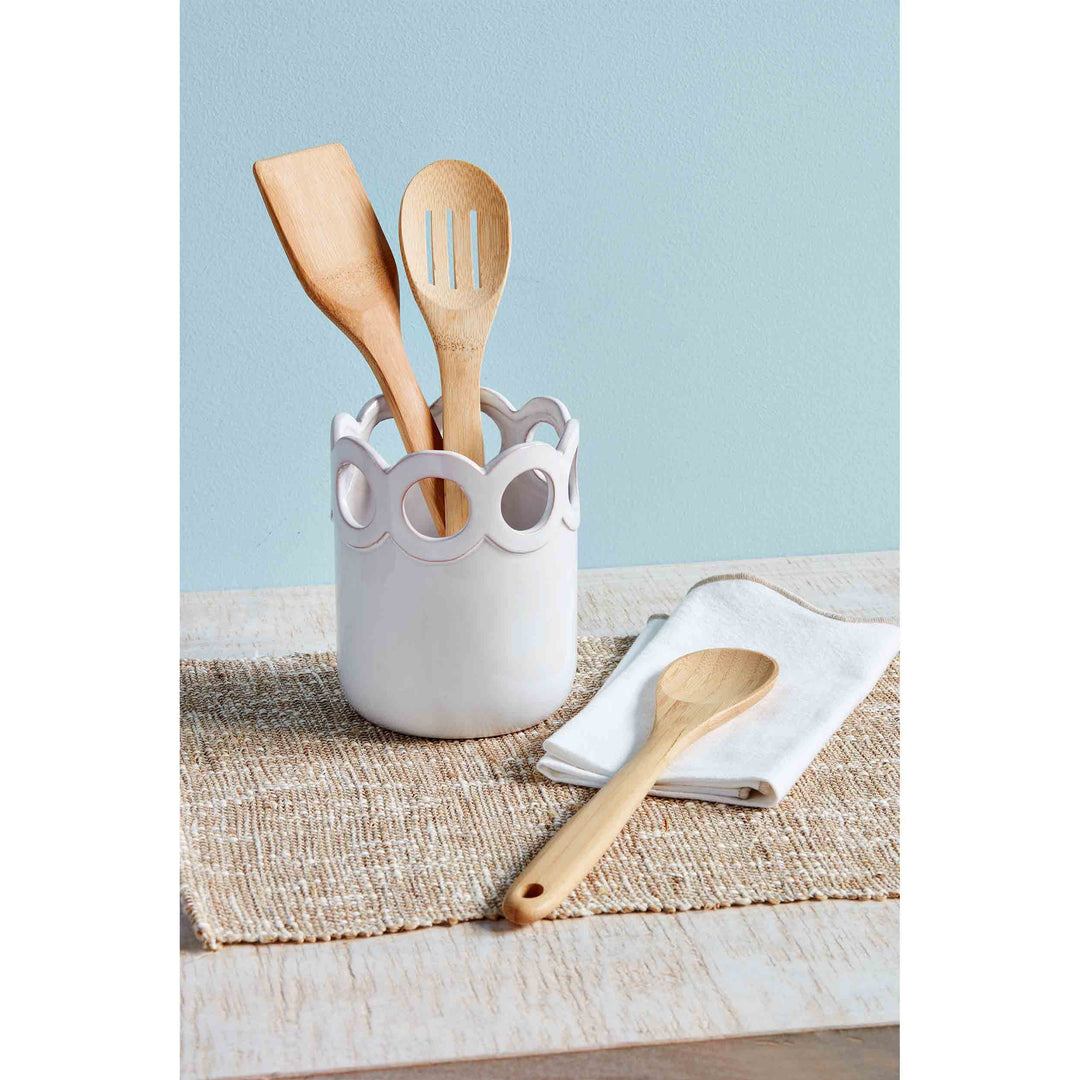 Scalloped Utensil Holder