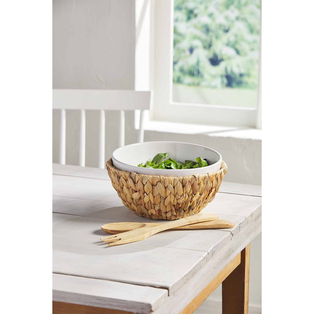 Water Hyacinth Serving Bowl Set