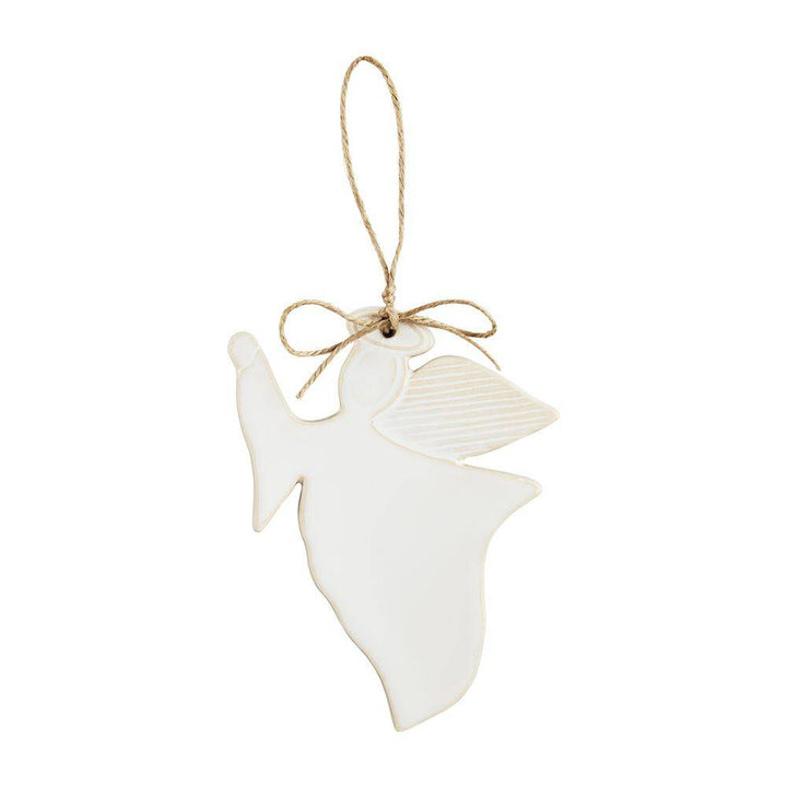 White Glazed Ornaments