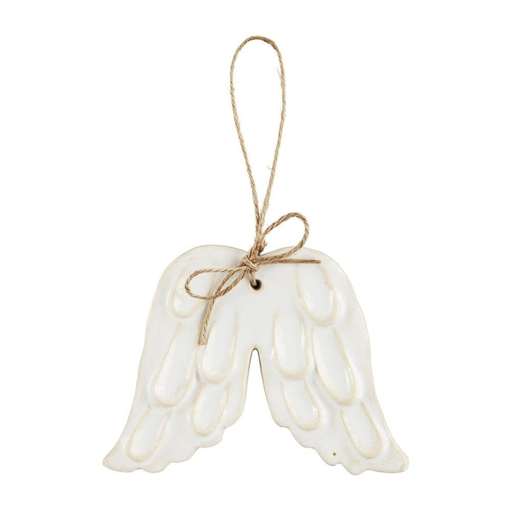 White Glazed Ornaments