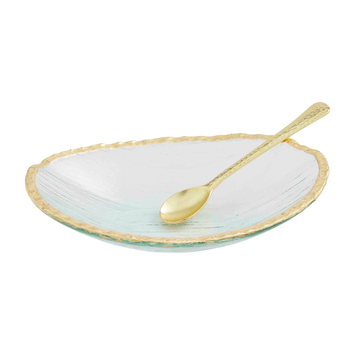 Gold Edge Dip Bowl Set 2pc