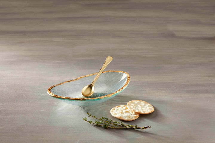 Gold Edge Dip Bowl Set 2pc