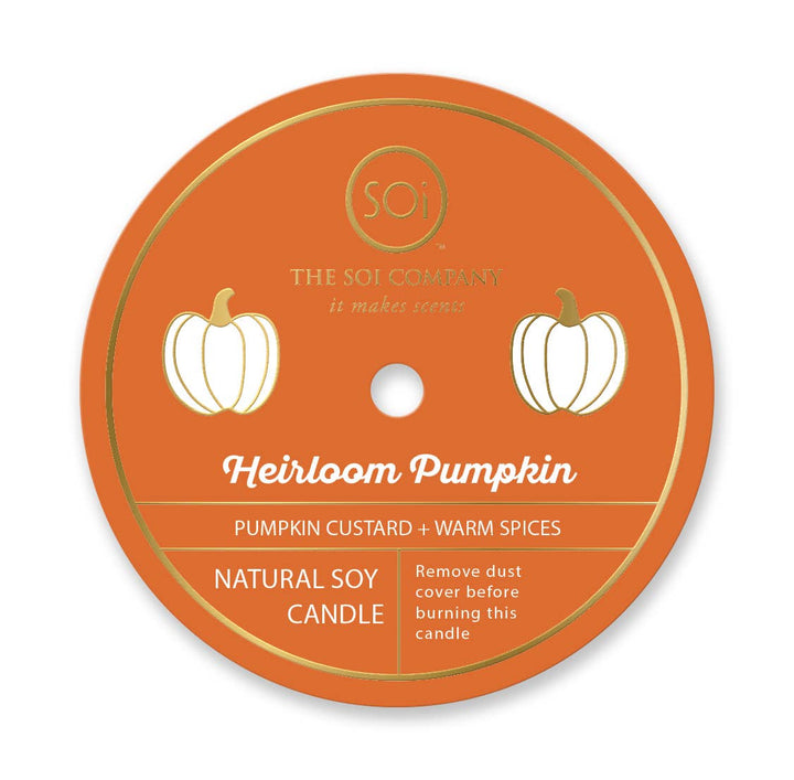 Heriloom Pumpkin  Fall 12oz  Icon Candle