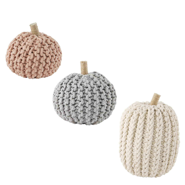 Knit Fabric Pumpkins